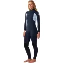 Combinaison en néoprène Rip Curl Trad Flat Lock Back Zip 3/2mm Femmes Marine