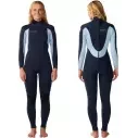 Muta in neoprene Rip Curl Trad Flat Lock Back Zip 3/2mm Womens Navy
