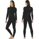 Rip Curl Trad Flat Lock Back Zip 3/2mm Women's Black Wetsuit