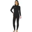 Muta in neoprene Rip Curl Trad Flat Lock Back Zip 3/2mm Womens Black