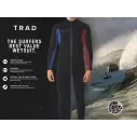 Rip Curl Trad Back Zip 3/2mm Blue Wetsuit