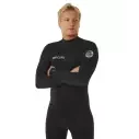 Muta in neoprene Rip Curl Trad Flat Lock Back Zip 3/2mm Black