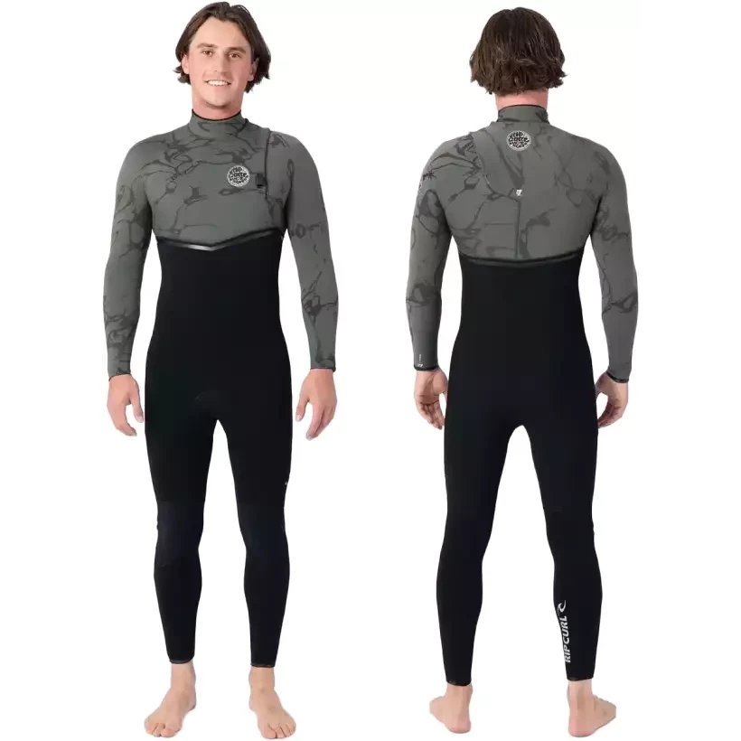 Muta surf Rip Curl E-Bomb 3/2mm Zip Free Deep Cactus