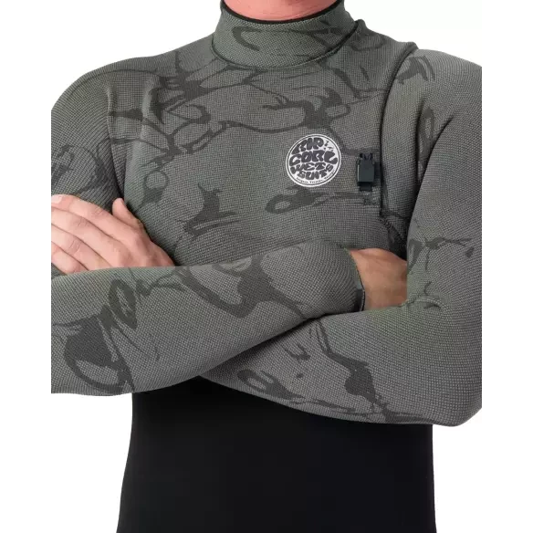 Wetsuit Rip Curl E-Bomb 3/2mm Zip Free Deep Cactus