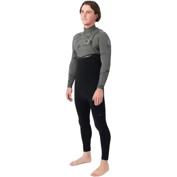 Wetsuit Rip Curl E-Bomb 3/2mm Zip Free Deep Cactus