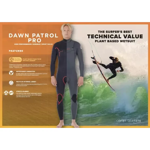 Rip Curl Dawn Patrol Pro 3/2mm Red Suit