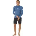 Lycra von Rip Curl Waves LS Bluefin