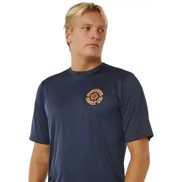 T-shirt UV Rip Curl Pacific Rinse SURFLITE Dark Navy