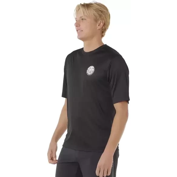 T-shirt UV Rip Curl Icons of SURFLITE UPF50 Black