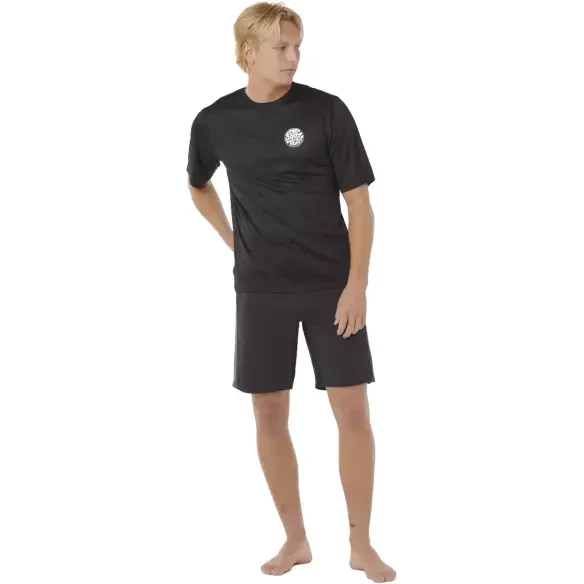 Maglietta UV Rip Curl Icons of SURFLITE UPF50 Black