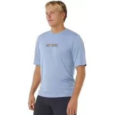 Camiseta UV Rip Curl Icons of SURFLITE UPF50 Faded Denim 2
