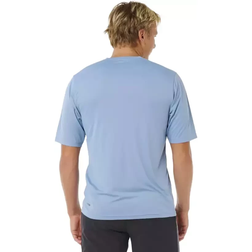 Maglietta UV Rip Curl Icons of SURFLITE UPF50 Faded Denim