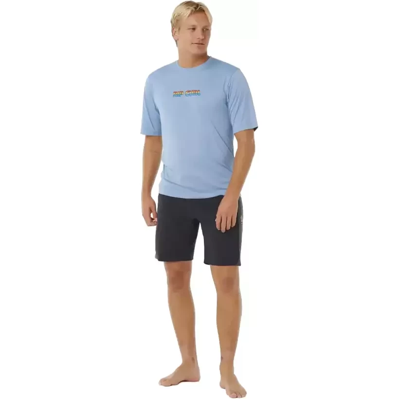 UV-Shirt Rip Curl Icons of SURFLITE UPF50 Faded Denim