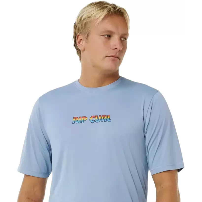 UV-Shirt Rip Curl Icons of SURFLITE UPF50 Faded Denim
