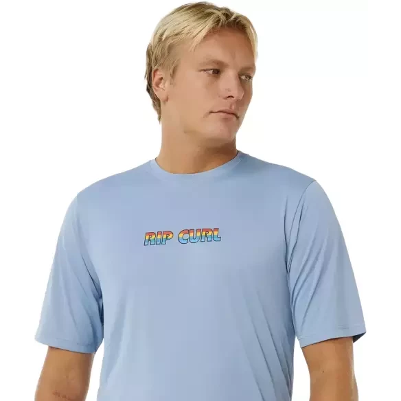 UV-Shirt Rip Curl Icons of SURFLITE UPF50 Faded Denim