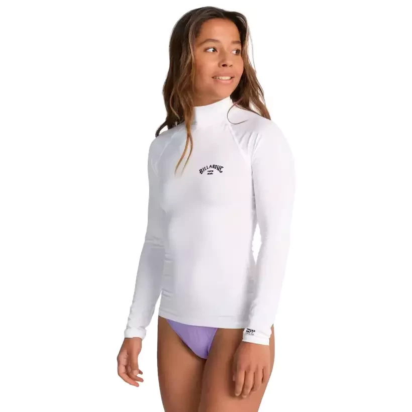 Lycra Billabong Tropic Surf LS Branca