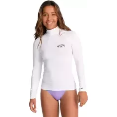 Lycra Billabong Tropic Surf LS Blanc