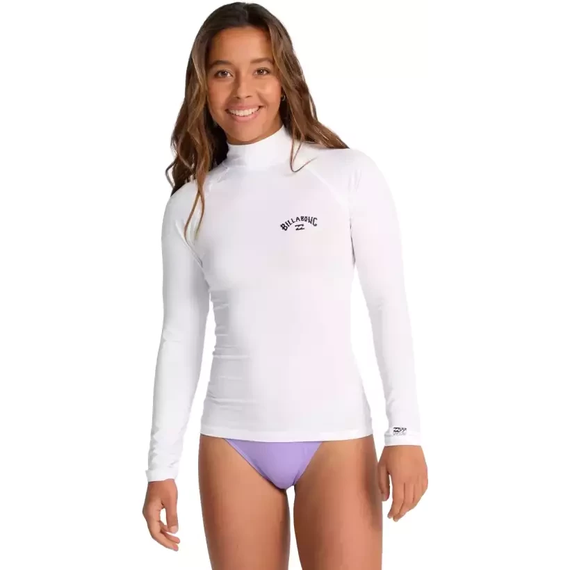 Lycra Billabong Tropic Surf LS Blanc
