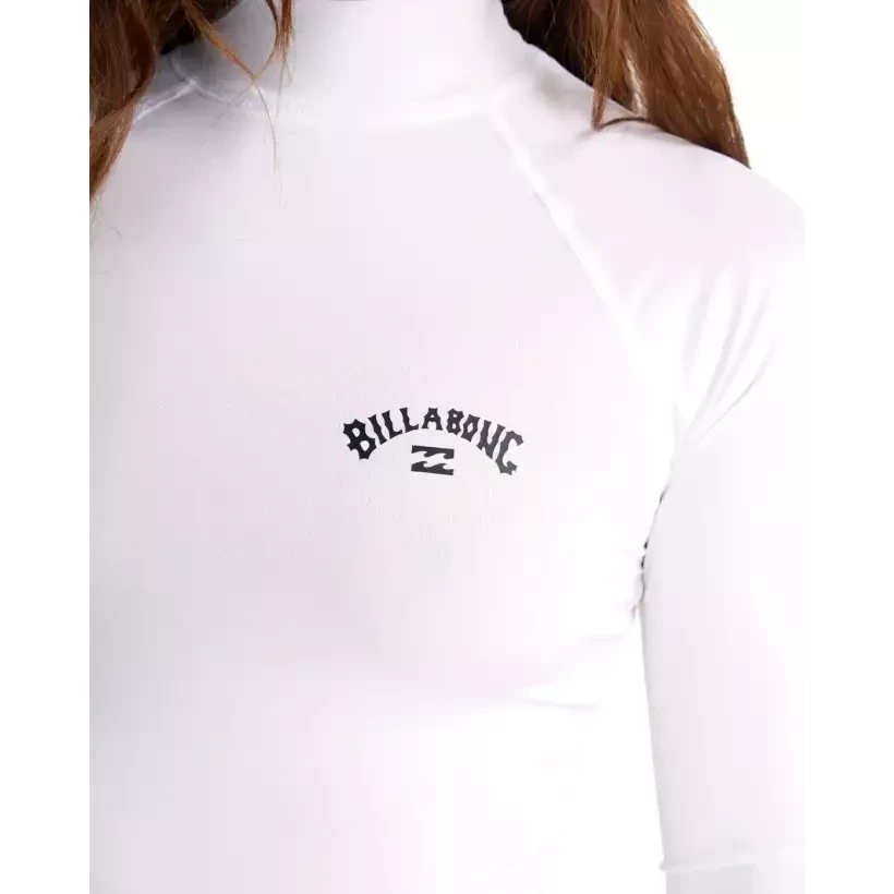 Lycra Billabong Tropic Surf LS Branca