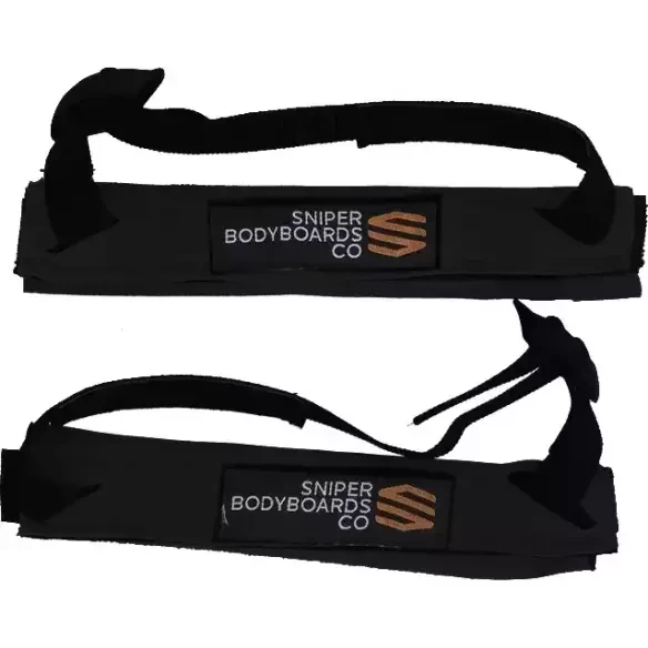 Support d'ailerons Sniper Heel Strap Fin Tethers Black