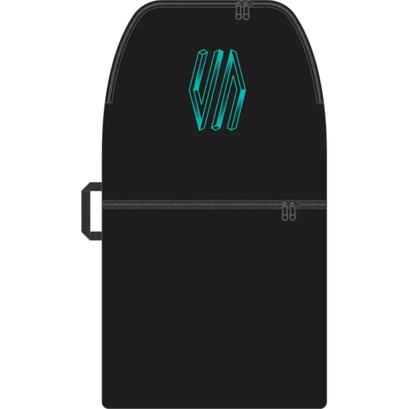 Capa de bodyboard Sniper single cover Black/Teal