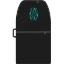 Funda de bodyboard Sniper single cover Black/Teal