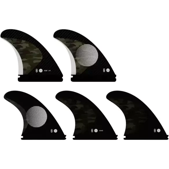 Pinne Outerknown x Endorfins KS1 Tri-Quad Camo/Bianco