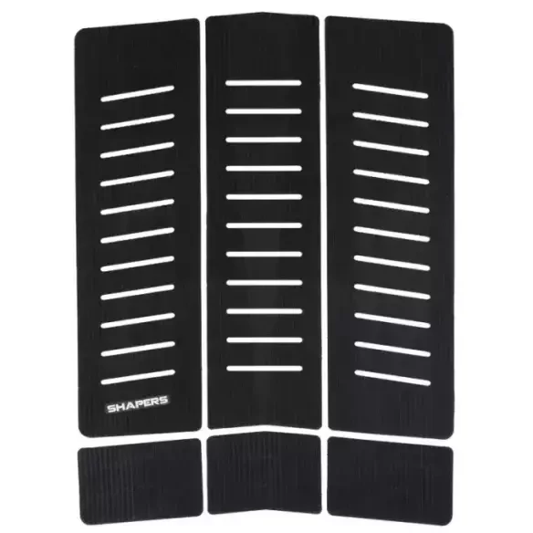 Deck surf Shapers Eco Asher Pacey Front foot  Black