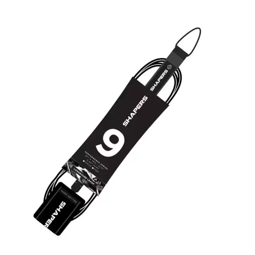 Surf Leash Shapers Longboard Black/White
