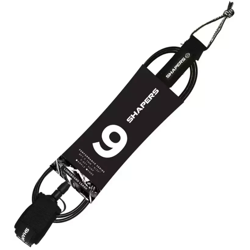 Shapers Longboard Leash Black