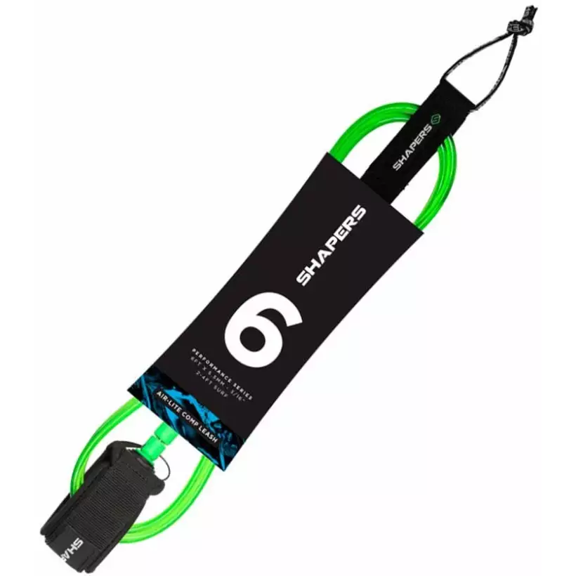 Leash de surf Shapers Air Lite Black