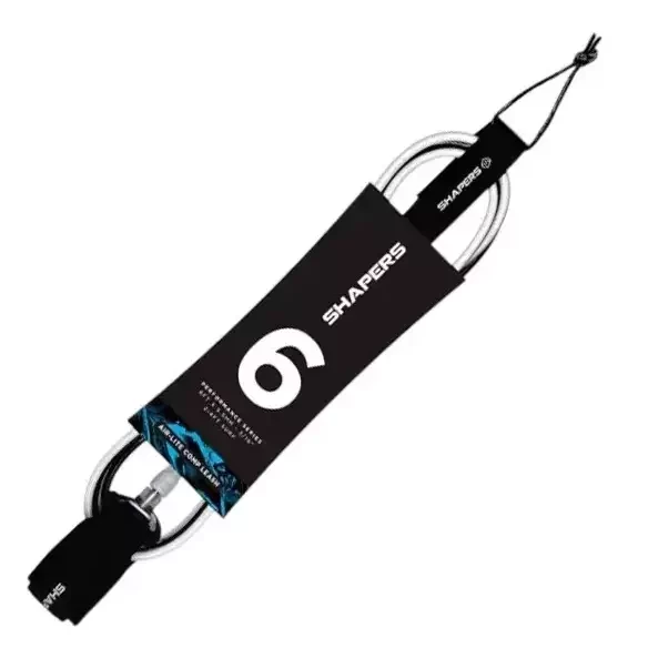 Leash da surf Shapers Air Lite Black/White