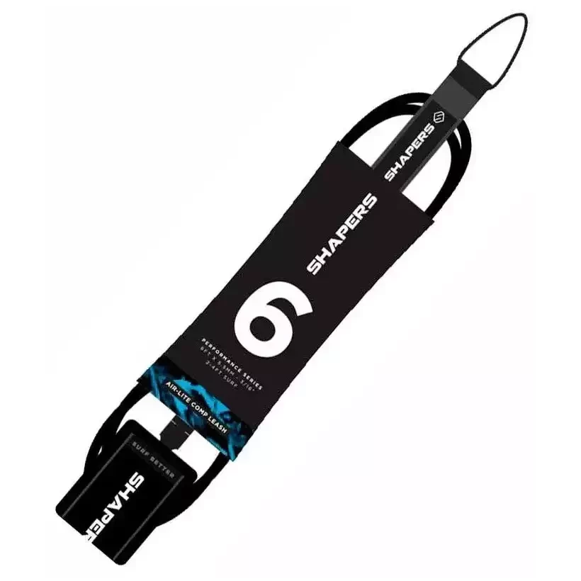 Shapers Air Lite Black Surf Leash