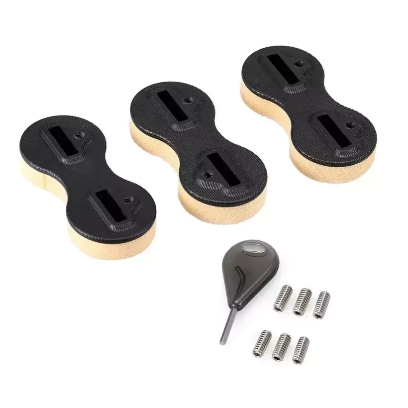3er-Sets M-Fins Dual Tab Plugs Black