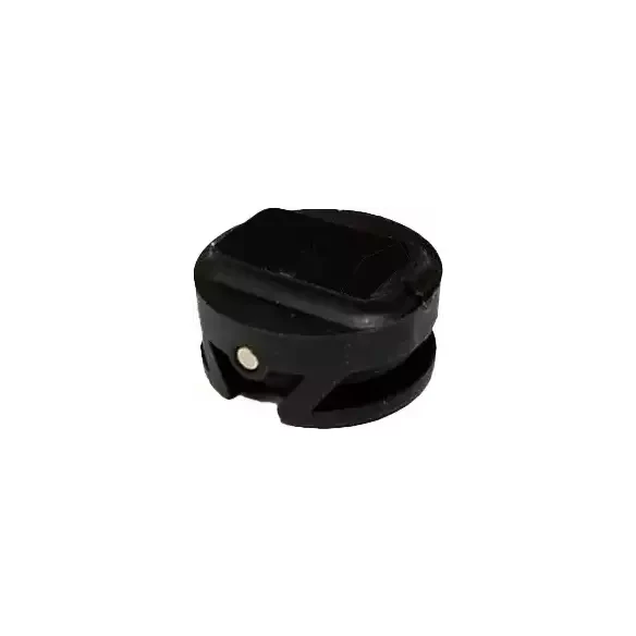 M-Fins leash plug with cap for surfboard Black