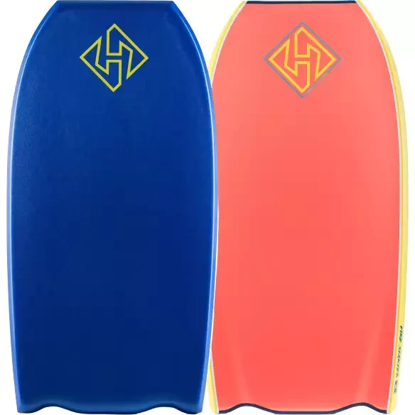 Bodyboard Hubboards Hubb Firestarter PE Bat Tail Dunkelblau/Coralrot