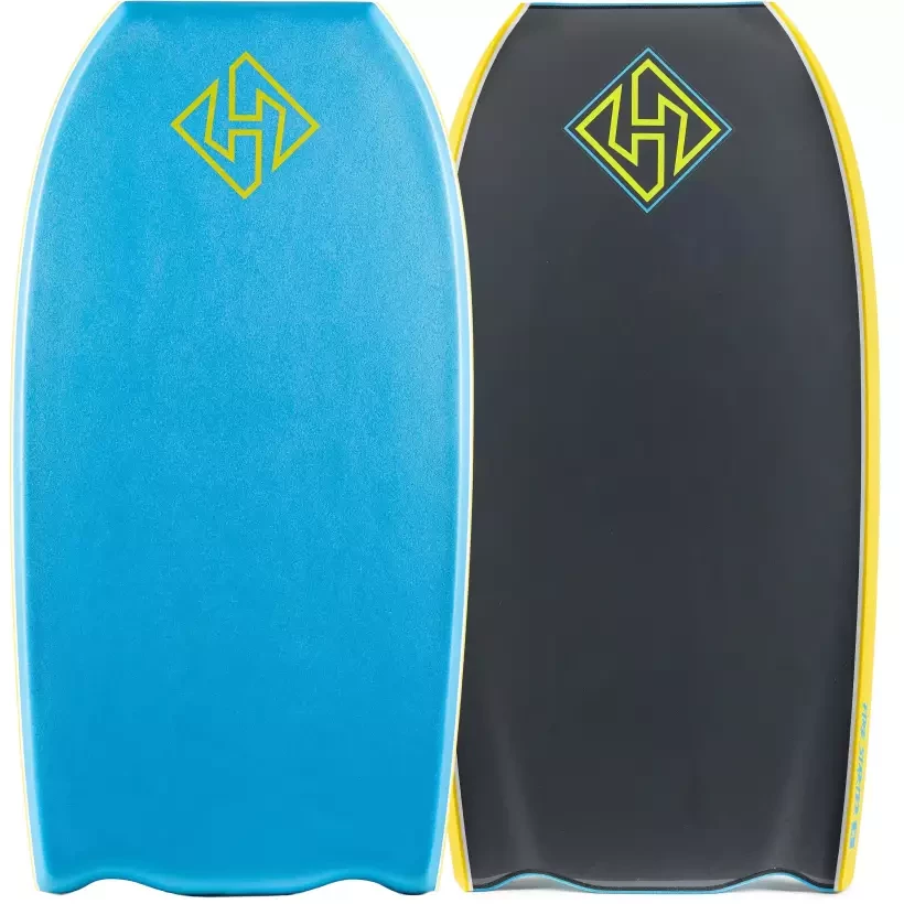Hubboards Hubb Firestarter PE Bat Tail Aqua Blue/Dark Grey bodyboard