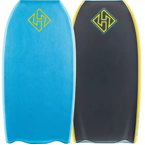 Hubboards Hubb Firestarter PE Bat Tail Aqua Blue/Dark Grey bodyboard