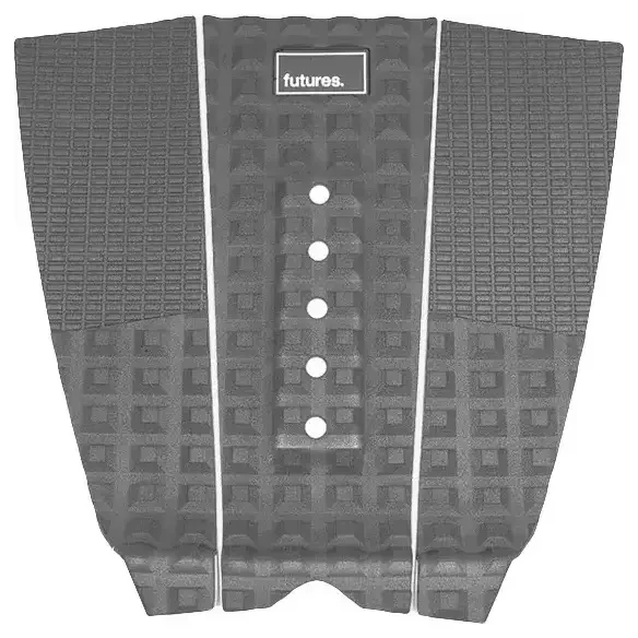 Futures Traction 3-delige surf grip pad Grey