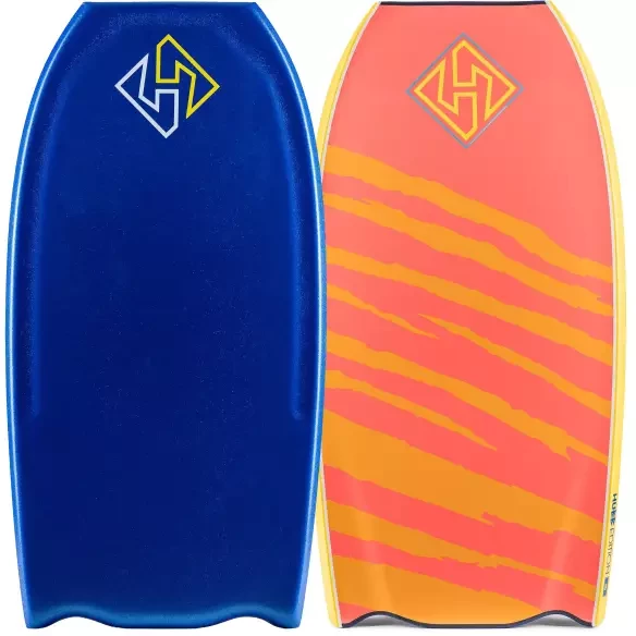 Hubboards Hubb Edition PP HD Bat Tail Bodyboard Dark Blue/Coral Red