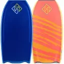Hubboards Hubb Edition PP HD Bat Tail Bodyboard Dark Blue/Coral Red