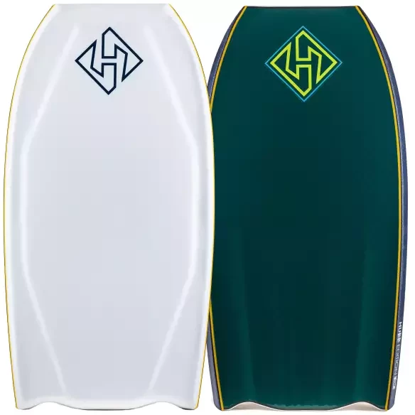bodyboard Hubboards Hubb Edition PP Pro Sci-Five Step Deck Bat Tail White/Mallard Green