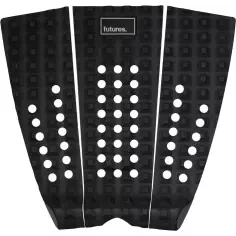 Futures Brewster 3‑Piece Black Surf Grip