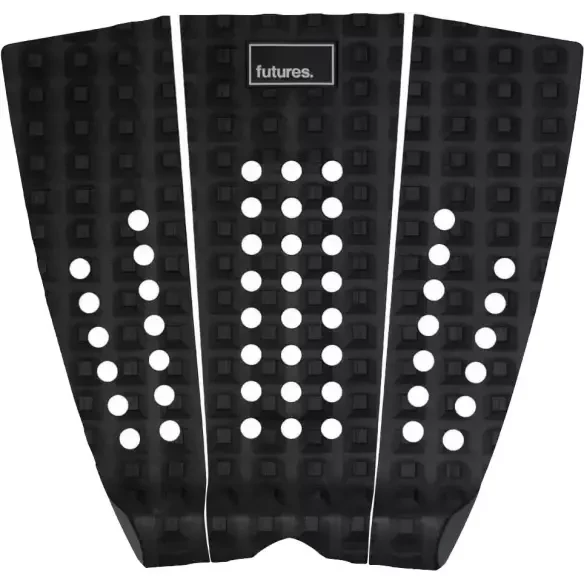 Grip da surf Futures Brewster 3 pezzi Black