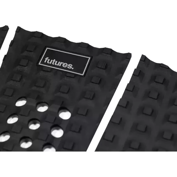 Futures Brewster 3‑Piece Black Surf Grip