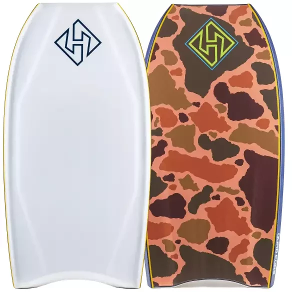 Bodyboard Hubboards Hubb Edition Quad Core PP Sci-Five Weiß/Camo