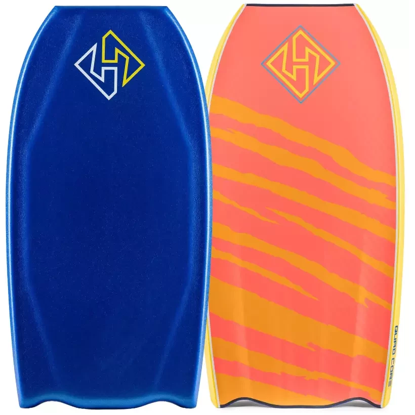 Bodyboard Hubboards Hubb Edition Quad Core PP Sci-Five Bat Tail Dark Blue/Coral Red