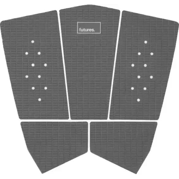 Grip de surf Futures Seafury 5 piezas Grey