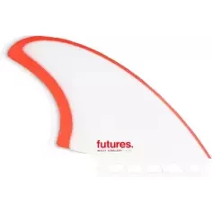Futures Keel Mikey February Fiberglass Rot / Weiß 2