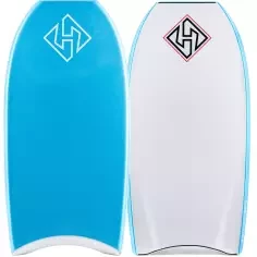 Bodyboard Hubboards Dubb Edition PP HD Aqua Blue/Bianco